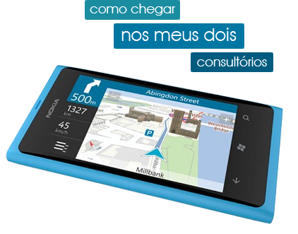 Como chegar nos meus dois consult&oacute;rios